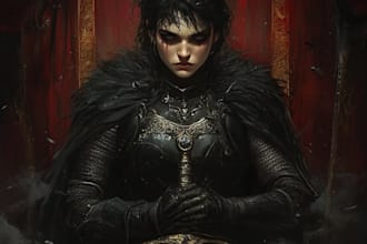 draw dark fantasy art and horror illustration