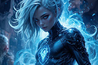 draw an amazing comic cover