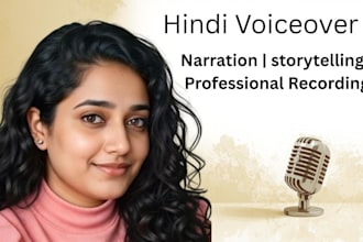 do a soulful hindi voice over