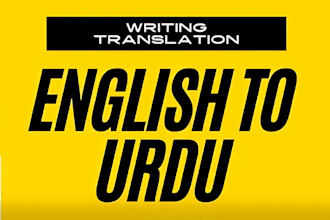 manually translate urdu to english and english to urdu