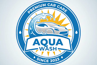 design a professional car wash logo