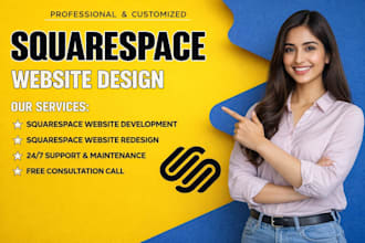 redesign squarespace website, design squarespace, squarespace website