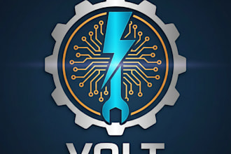 design a professional electrician logo