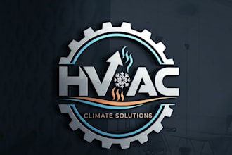 design a professional hvac logo