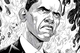 create political and editorial cartoons