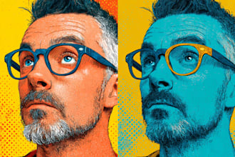 draw vector pop art illustration