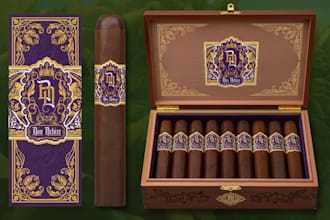 design professional cigar label, cigar band, cigar ring and cigar box logo