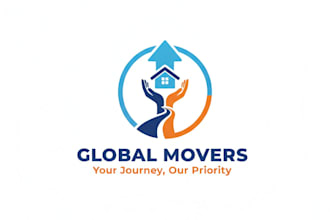 design a professional moving company logo