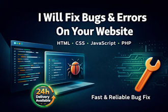 fix bugs and issues on your website