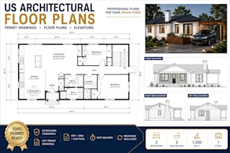 prepare complete permit drawing sets for residential and adu projects