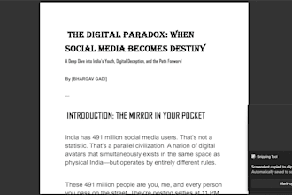 write a  SEO blog post with a documentary style narrative