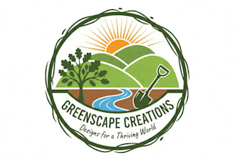 design a professional landscaping logo