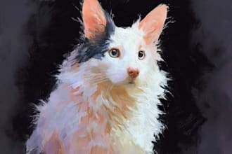 paint a portrait for your pet, any animal