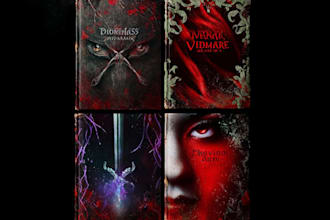 design horror book cover, ebook cover