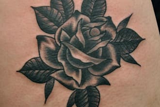 design a modern and minimalist tattoo design