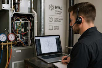 provide hvac technical support