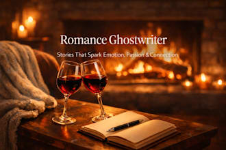ghostwrite your romance novel with compelling characters