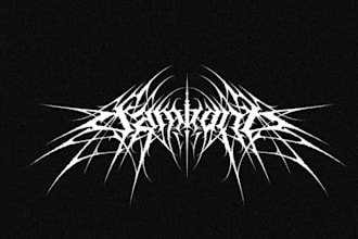 design a metal logo for cd artwork