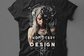 design minimalist typographic tshirt design for your brand