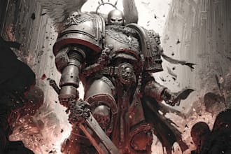 design a warhammer 40k person and animal