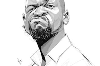 create unique and funny caricature art