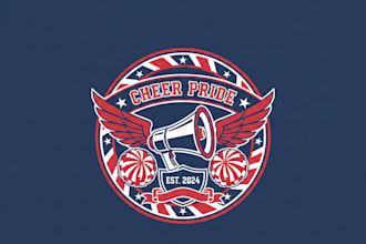 design a professional cheerleading logo