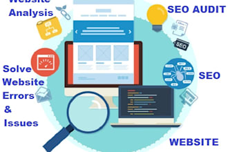do complete on page off page SEO audit of your website