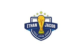 design soccer bar mitzvah logo