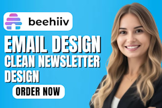 design clean and readable beehiiv newsletter emails