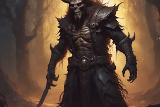 fantasy horror and fantasy horror character