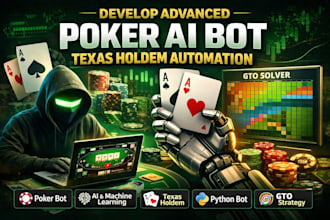 develop an advanced poker ai bot texas holdem automation and poker solver