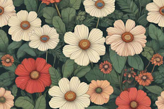 create botanical art inspired by vintage botanical prints