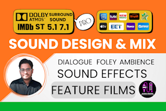 mix your film in surround and dolby atmos