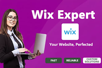 design or redesign your professional wix website as a wix expert