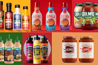 create seasoning, herbs, spice, rub, pikliz, salsa, dips, pepper label design