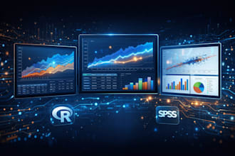 do data analysis and data forecast on r,spss and rstudio