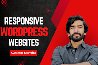 develop and customize a wordpress website