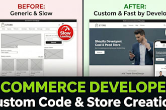 build a shopify store with clean code customization
