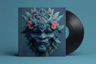 design professional album cover design or single cover art