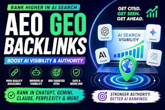 build aeo GEO backlinks to improve chatgpt ai search visibility