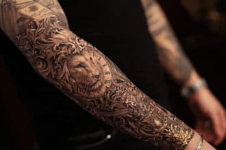 create stunning custom realism tattoo sleeves
