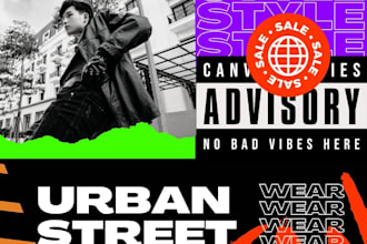 design minimalist urban streetwear logo designs for you