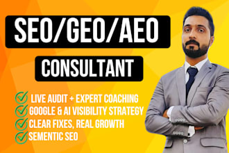 seo and GEO consultant, aeo expert, shopify and wordpress audit specialist