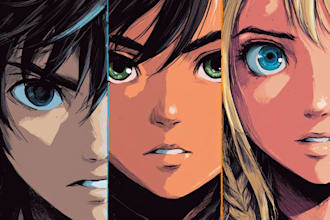 illustrate your awesome anime or roleplaying character  art