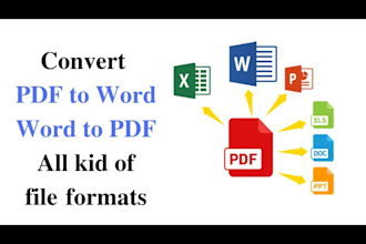 convert PDF to editable word manually