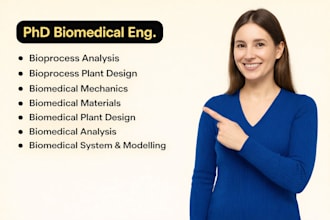 do bioprocess analysis plant design biomedical mechanic material system modeling