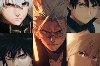 create unique roleplaying characters in anime style