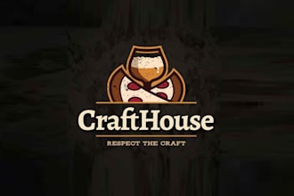 design amazing classic food drink logo