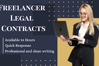 draft clear and professional legal contracts for freelancers