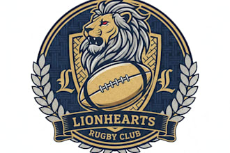 design a bold and unique rugby logo